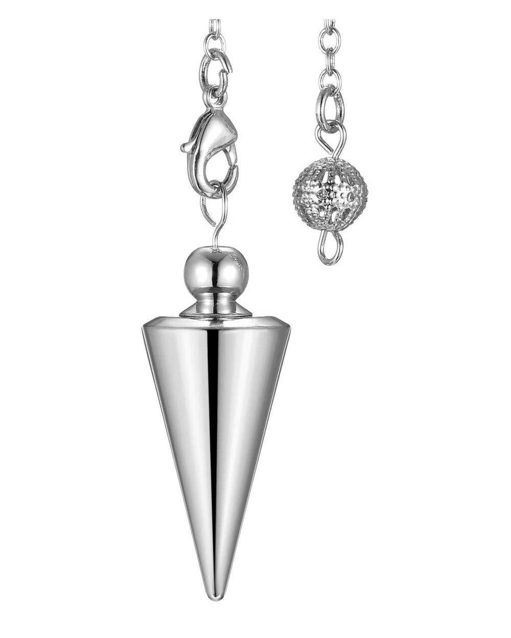 PESOENTH pendant with chain closeup highlighting craftsmanship and balance focus.
