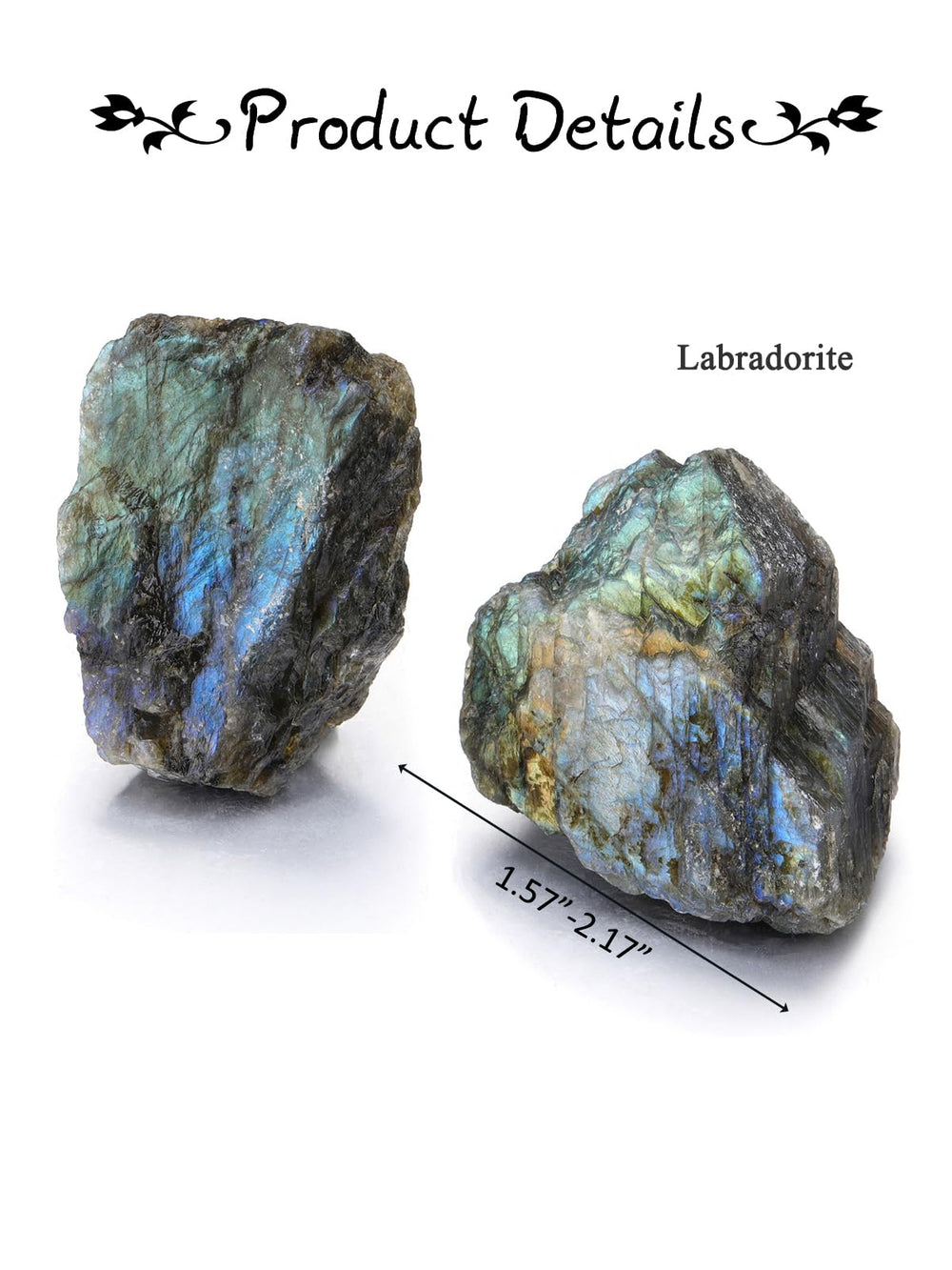 PESOENTH Labradorite DIY tumbling project ideal for jewelry and crafts.