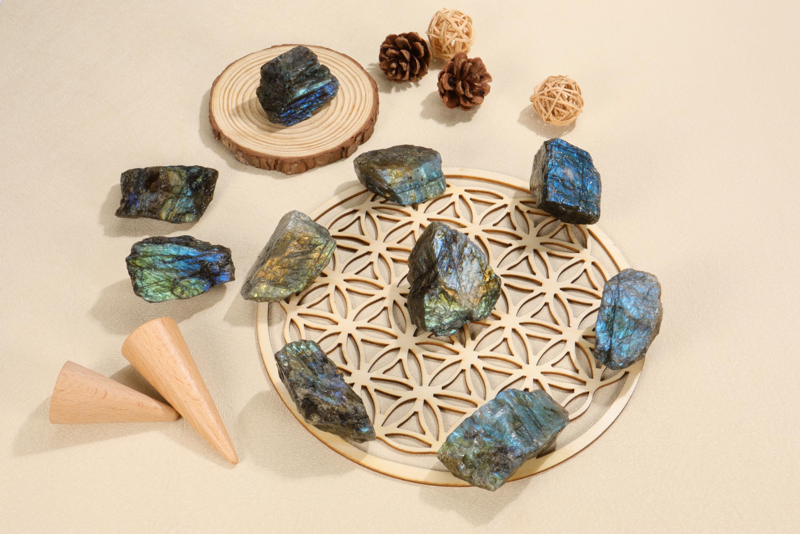 PESOENTH Labradorite gift box ready for gifting and elegant display.