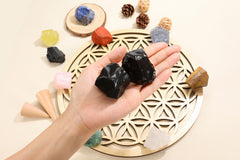 PESOENTH Obsidian DIY jewelry stone ideal for wire wrapping.