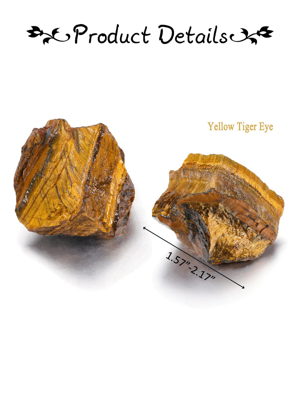 PESOENTH Tiger Eye crystals for chakra work and grids.