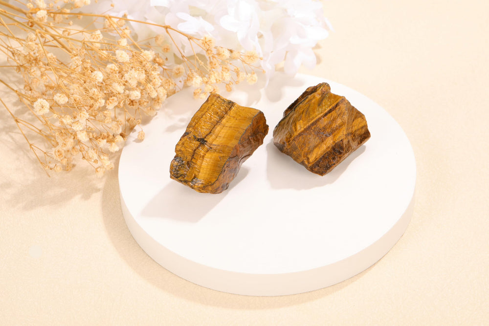 PESOENTH Tiger Eye large gems catch light for tumbling and jewelry.