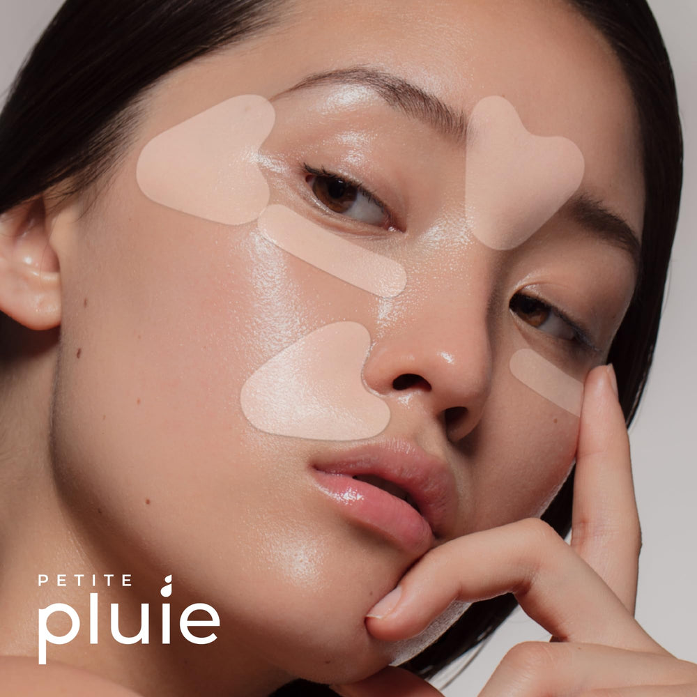 PETITE PLUIE elevens patch focuses on deep lines around the eyes and forehead.
