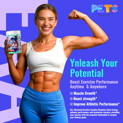 Pets Purest EAA Gummies label: clear nutrition for all nine essential amino acids.