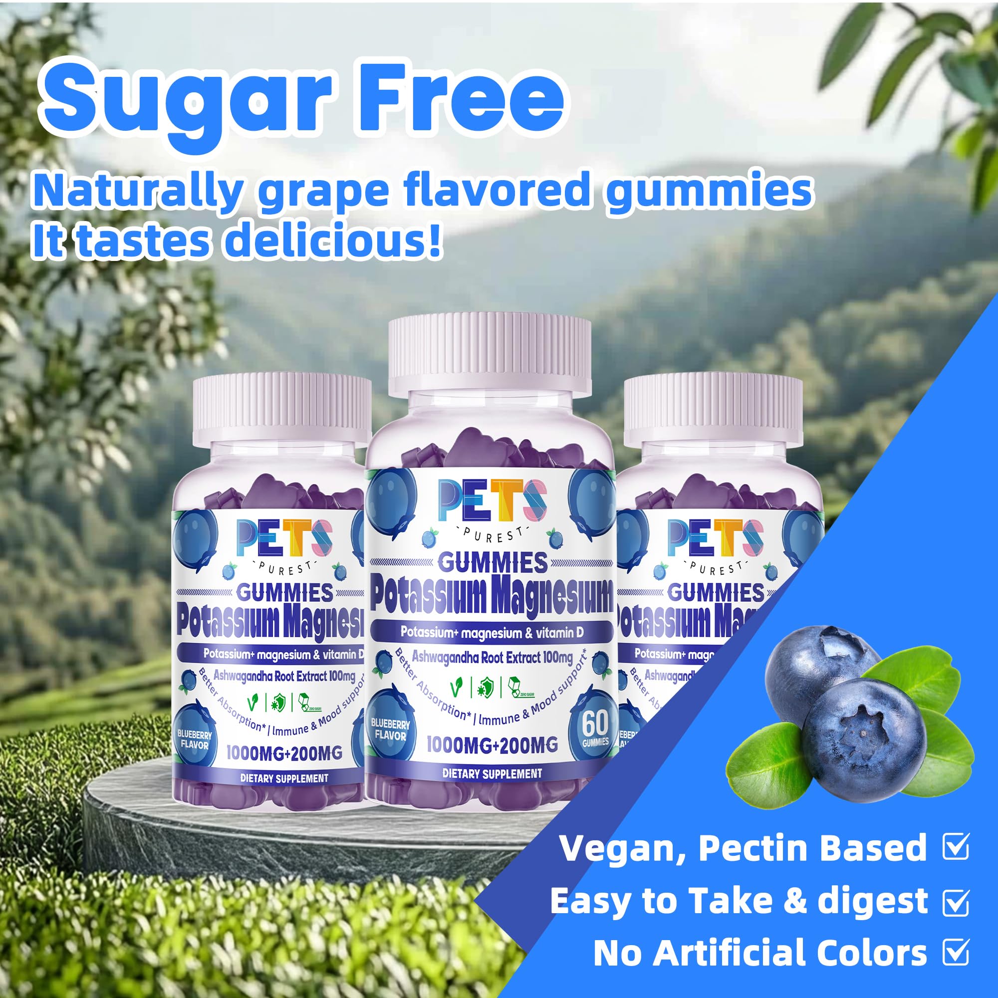 Pets Purest Omega-3 from chia seeds image emphasizes plant-based support