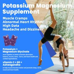 Pets Purest Potassium Magnesium Gummies close-up texture emphasizes high absorption and convenience