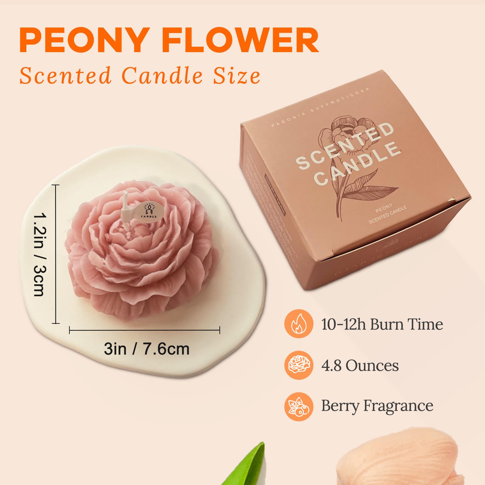Peytanger gift-ready candle for women, friends, or colleagues