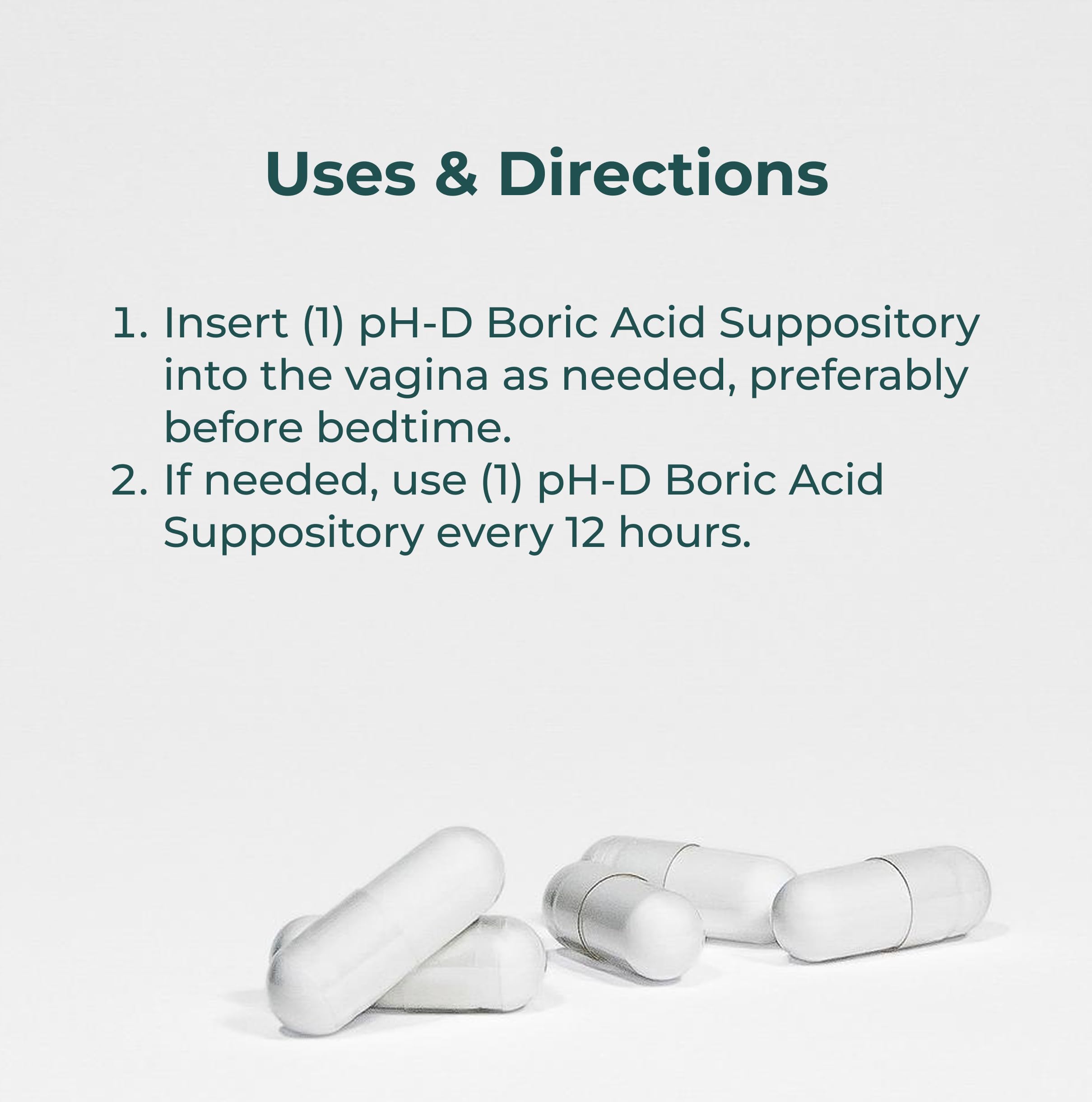 pH-D applicator use scene illustrating at-home insertion