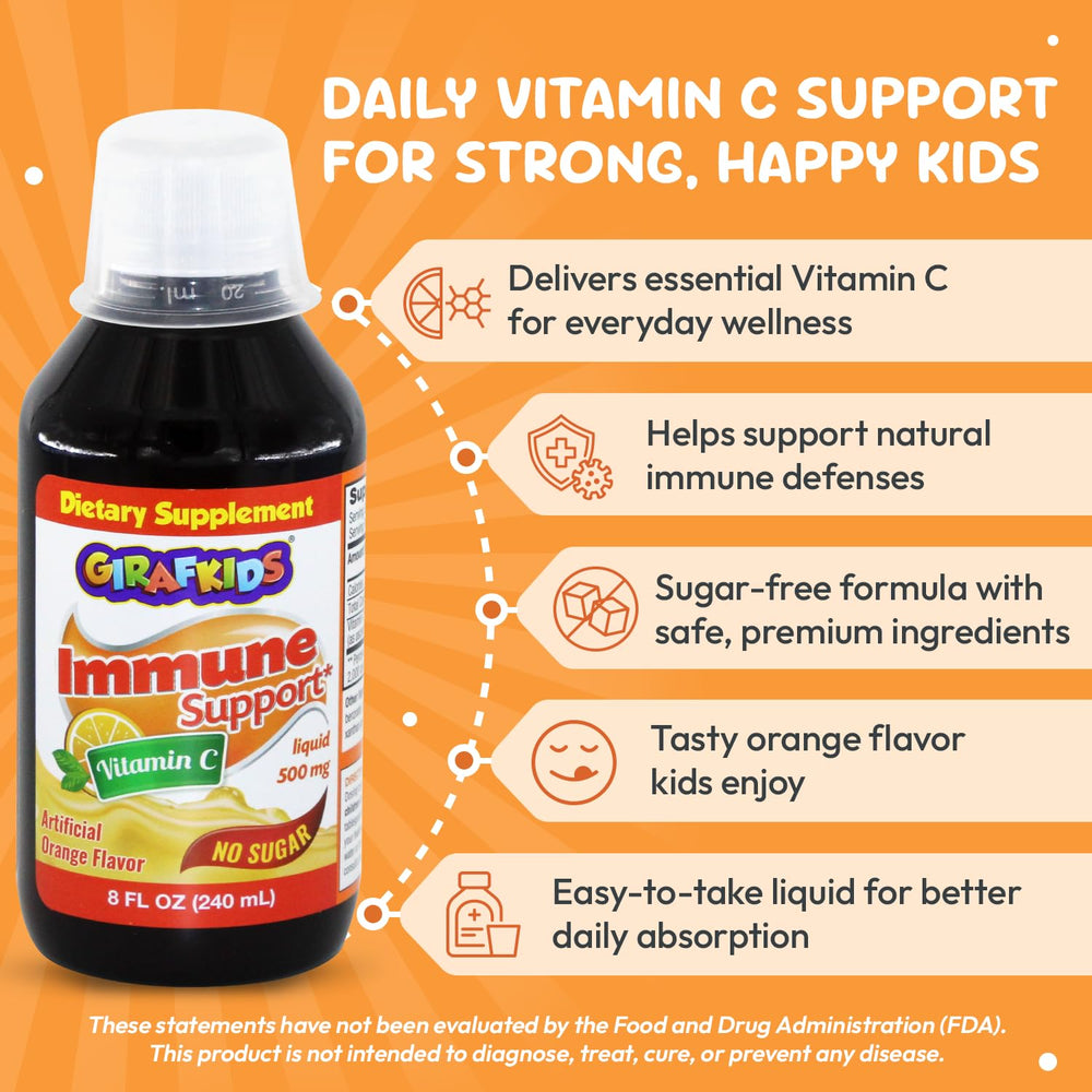 PHARMADEL GirafKids orange-flavor liquid appeals to picky eaters