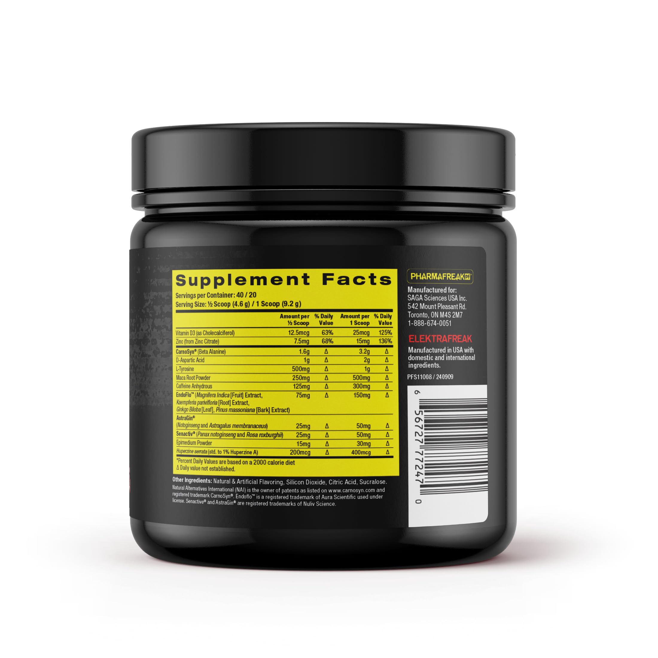 Pharmafreak Achilles Freak 300 powder dispense showing accurate measuring for focused workouts