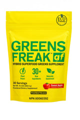 Pharmafreak Greens Freak apple-flavored powder to boost daily greens intake