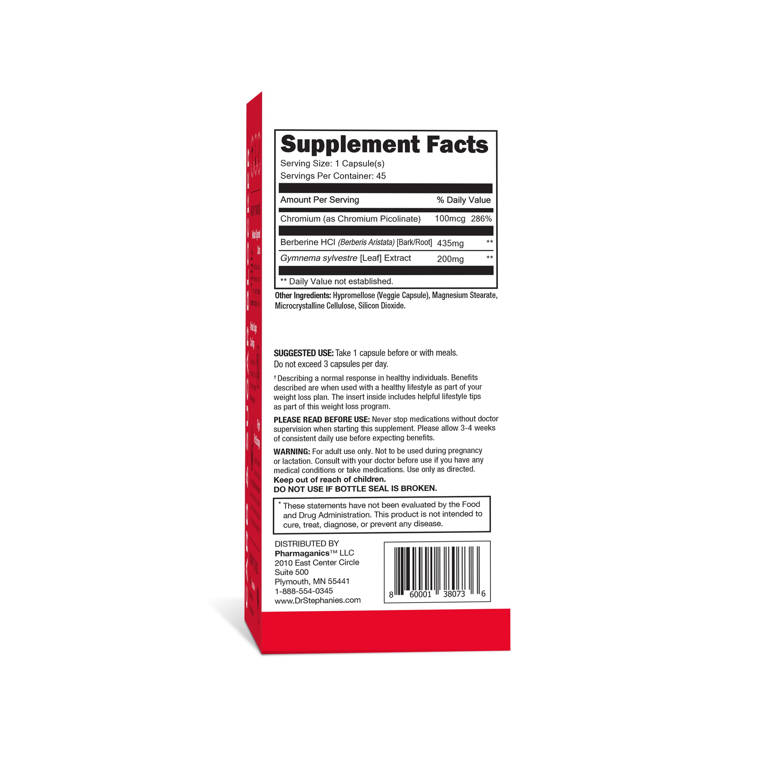Gymnema ingredient close-up on Pharmaganics blocker