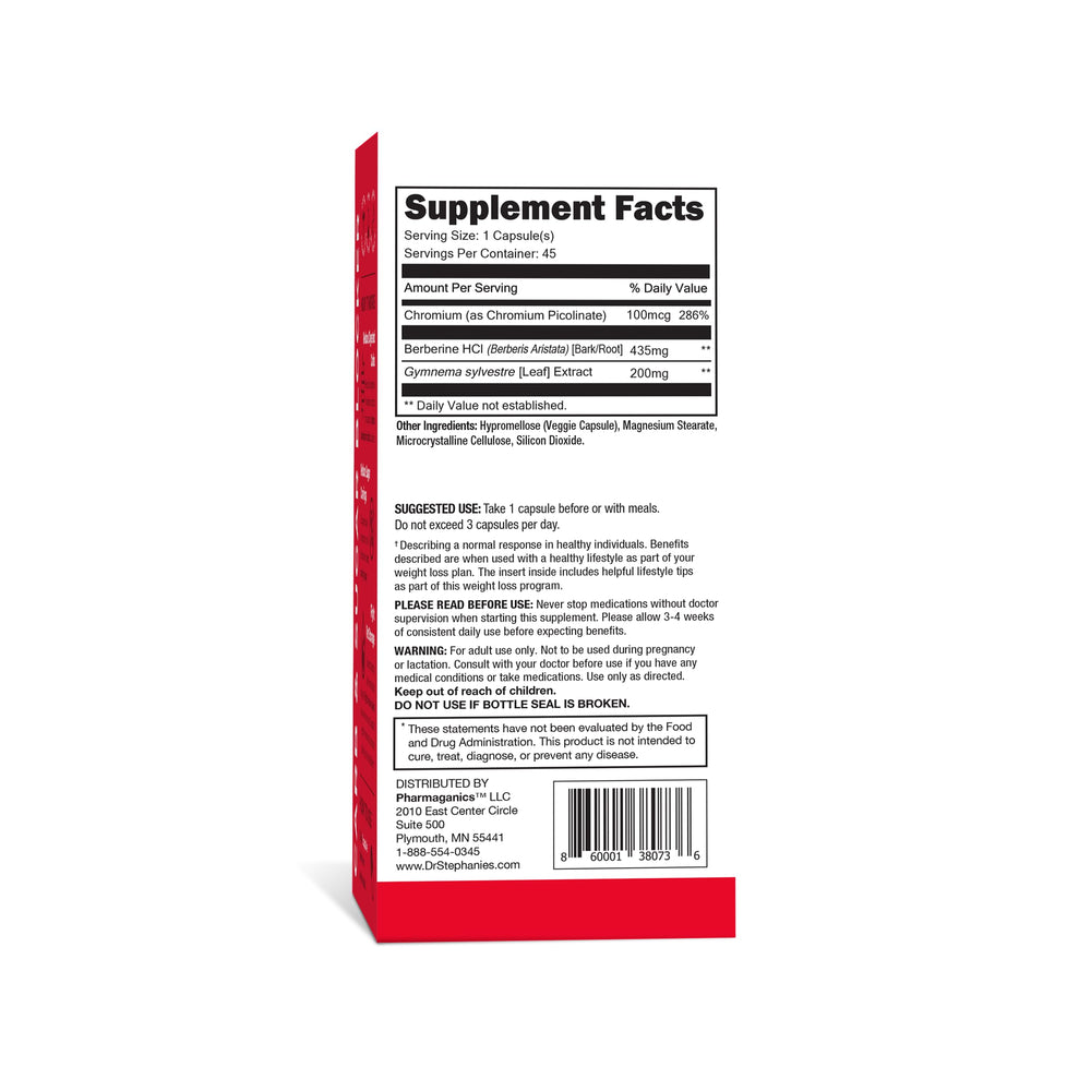 Gymnema ingredient close-up on Pharmaganics blocker