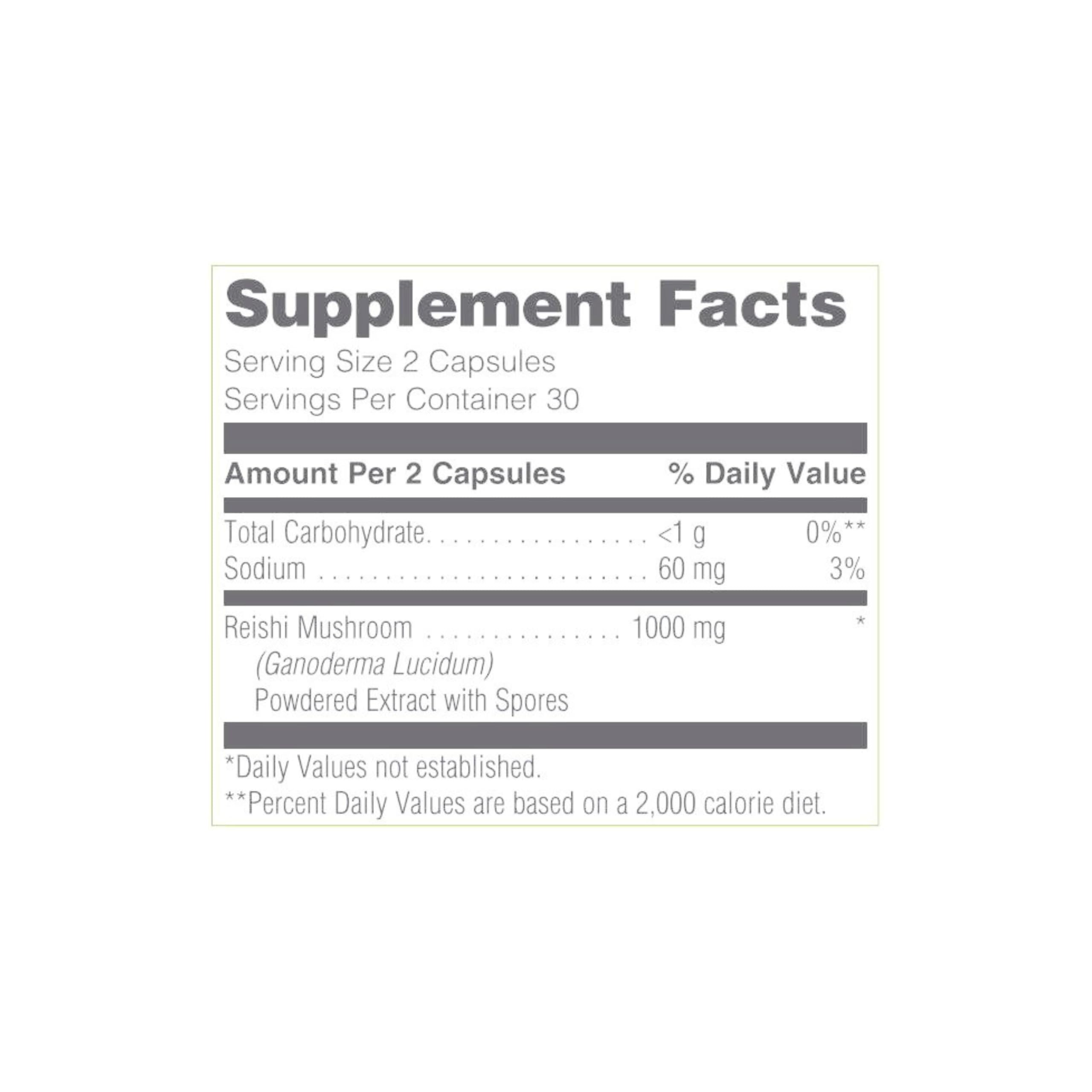 Pharmanex ReishiMax GLp bottle side view showing easy daily dosing in a routine