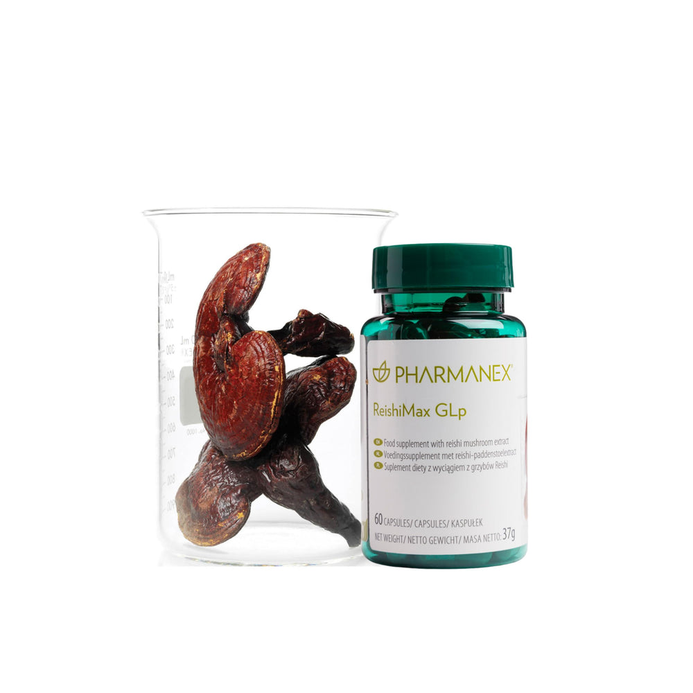 Pharmanex wellness scene with ReishiMax GLp for a balanced lifestyle
