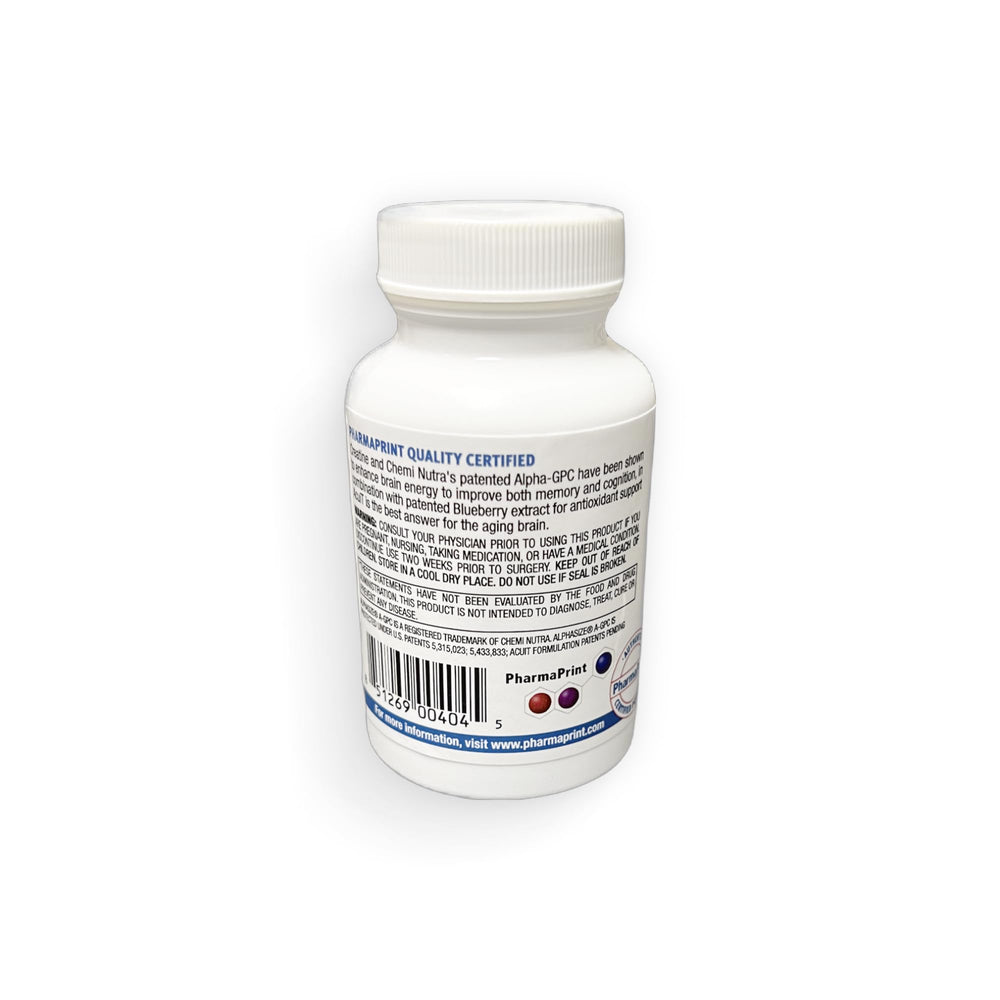 PharmaPrint AcuiT capsules ready for daily cognitive support and memory