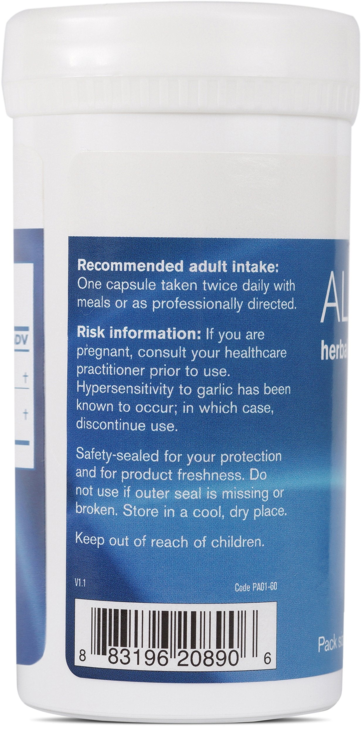 Pharmax Alli-Cinn product label indicating traditional herbal blend.