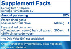 Pharmax Alli-Cinn pour scene with capsules ready to take.