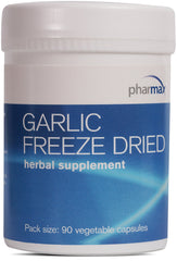 Pharmax Garlic Freeze Dried bottle front view supports a simple daily supplement routine.