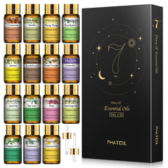 PHATOIL 15PCS gift set packaging promotes versatile aromatherapy options for home diffusers.