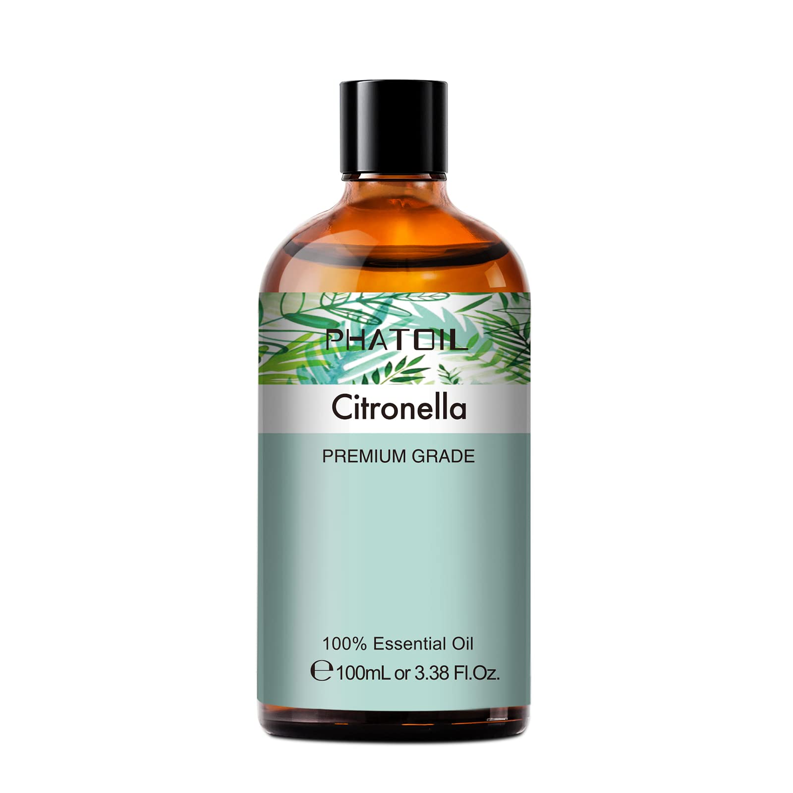 PHATOIL amber UV-protected bottle preserves fragrance potency.