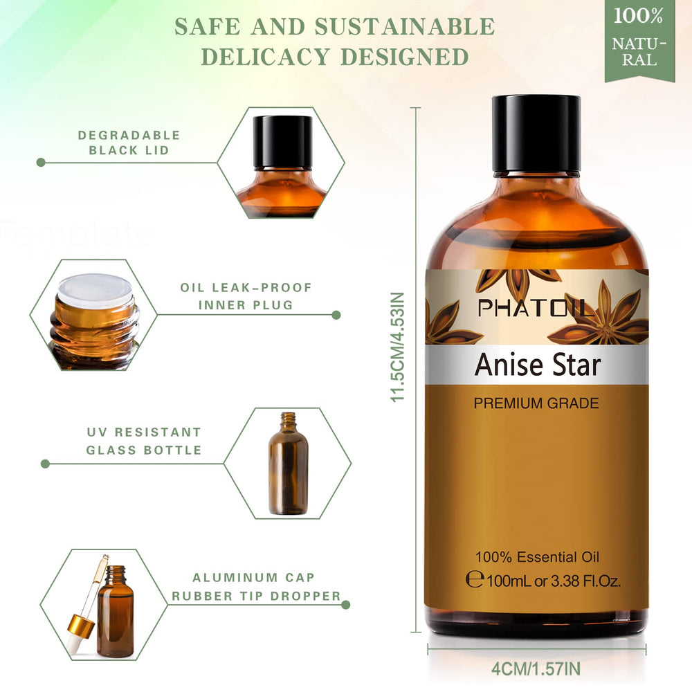 PHATOIL Anise Star for candle making and scented projects.