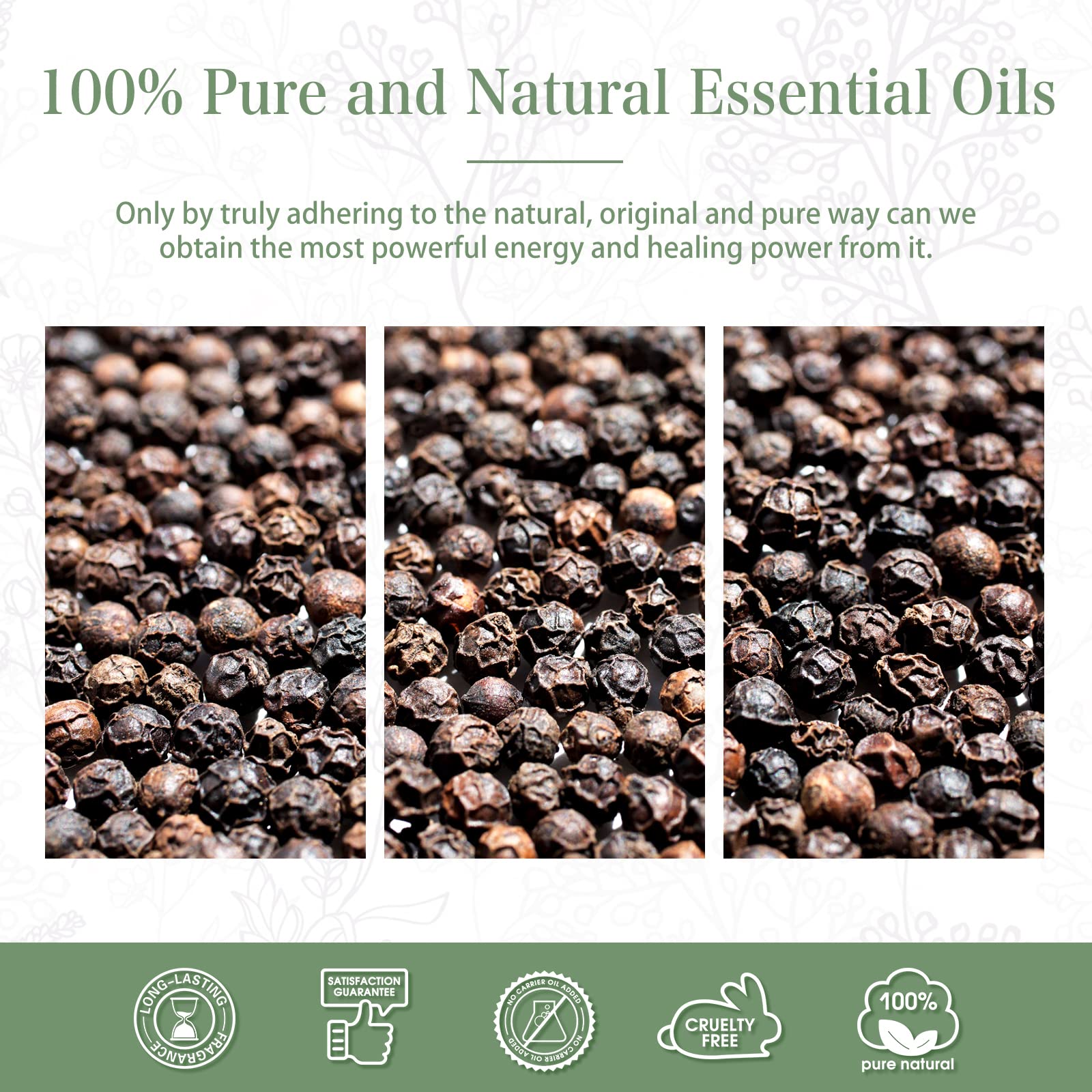 PHATOIL Black Pepper essential oil for DIY soaps and scented products
