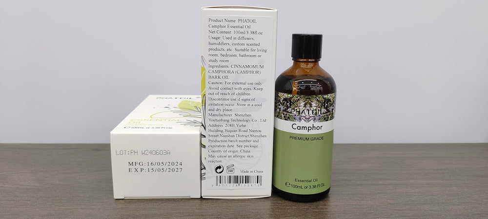 PHATOIL camphor essential oil for cleaning blends and freshening spaces