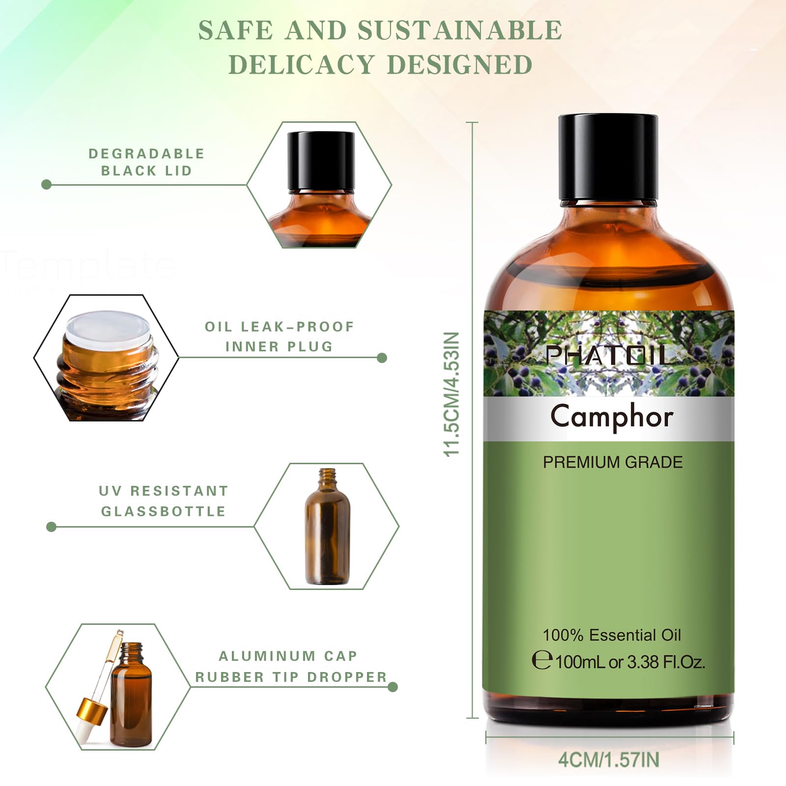 PHATOIL camphor essential oil gift-ready packaging