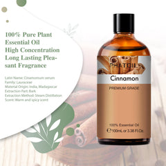 PHATOIL Cinnamon oil ideal for DIY soaps and candles with spice notes.