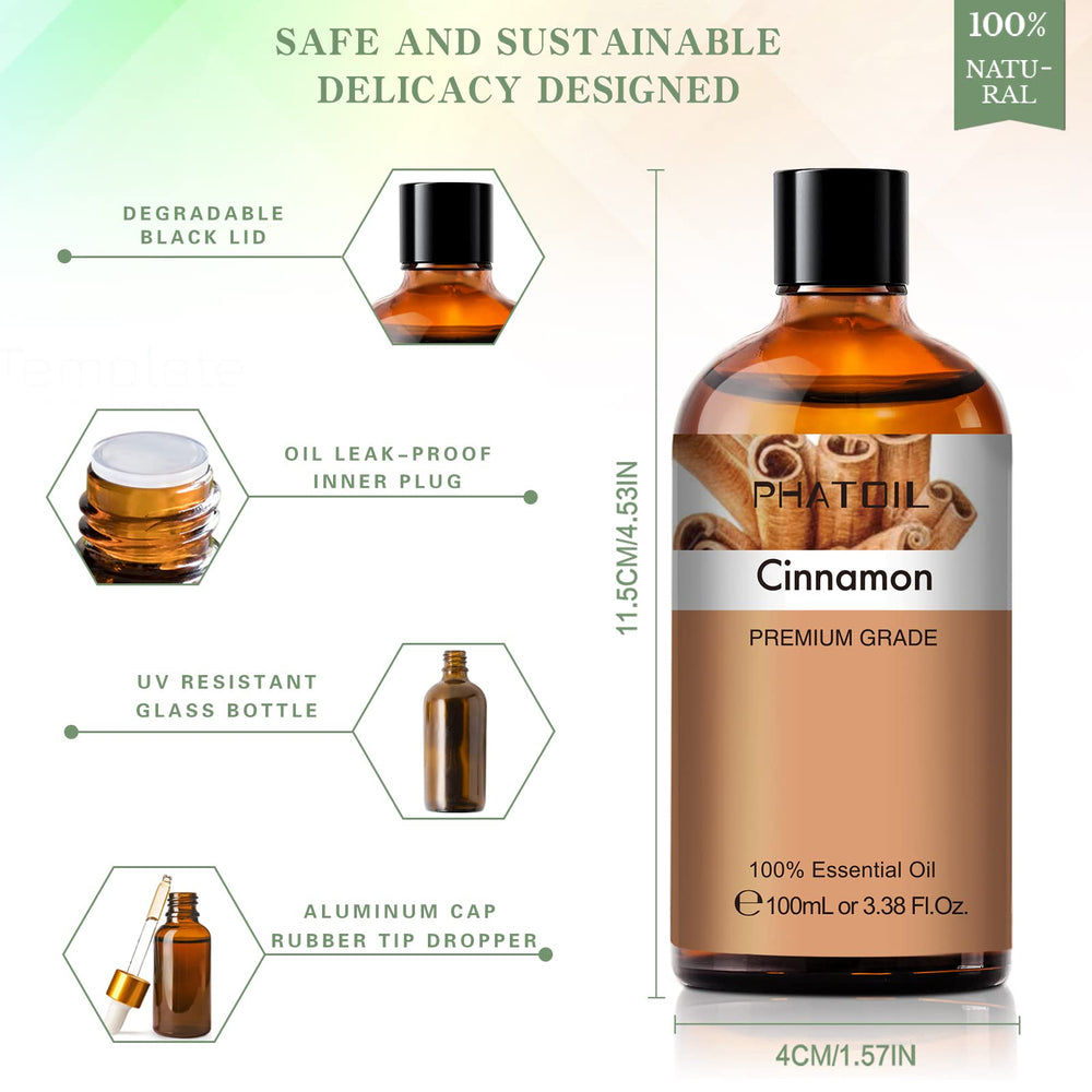 PHATOIL Cinnamon Oil used with humidifiers for inviting ambience.