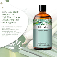 PHATOIL Citronella oil with built-in dropper for easy pouring.