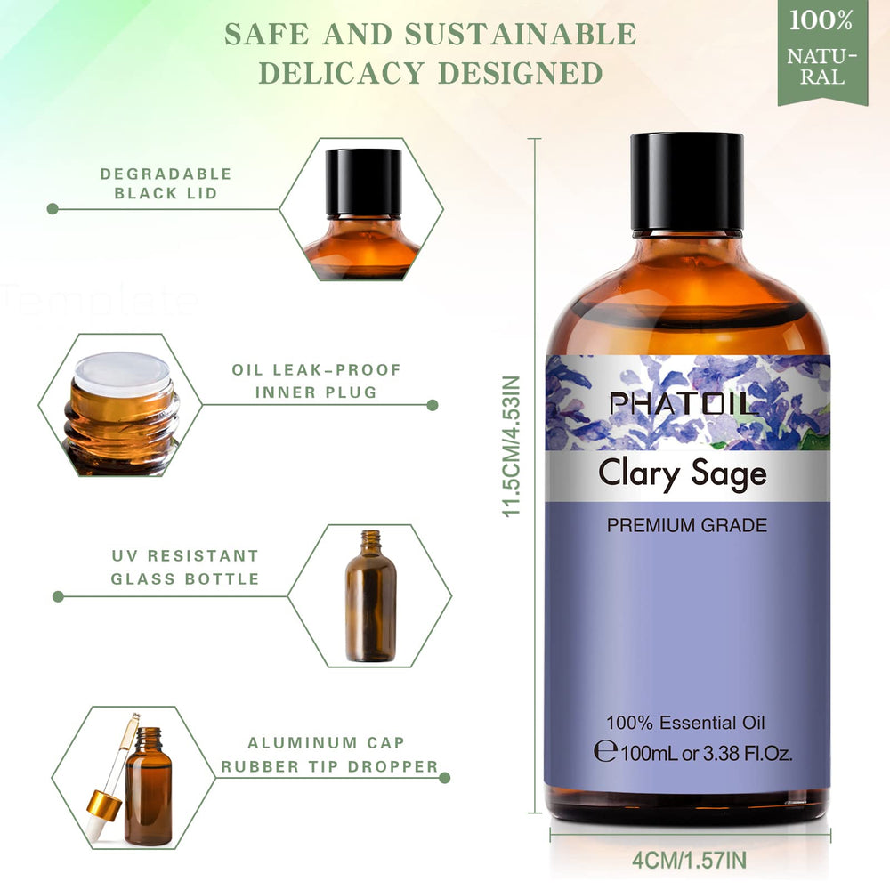 PHATOIL Clary Sage gift packaging adds a thoughtful aroma-essentials present.