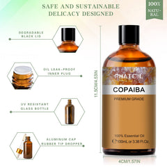 PHATOIL Copaiba oil used in a diffuser for aromatic ambiance