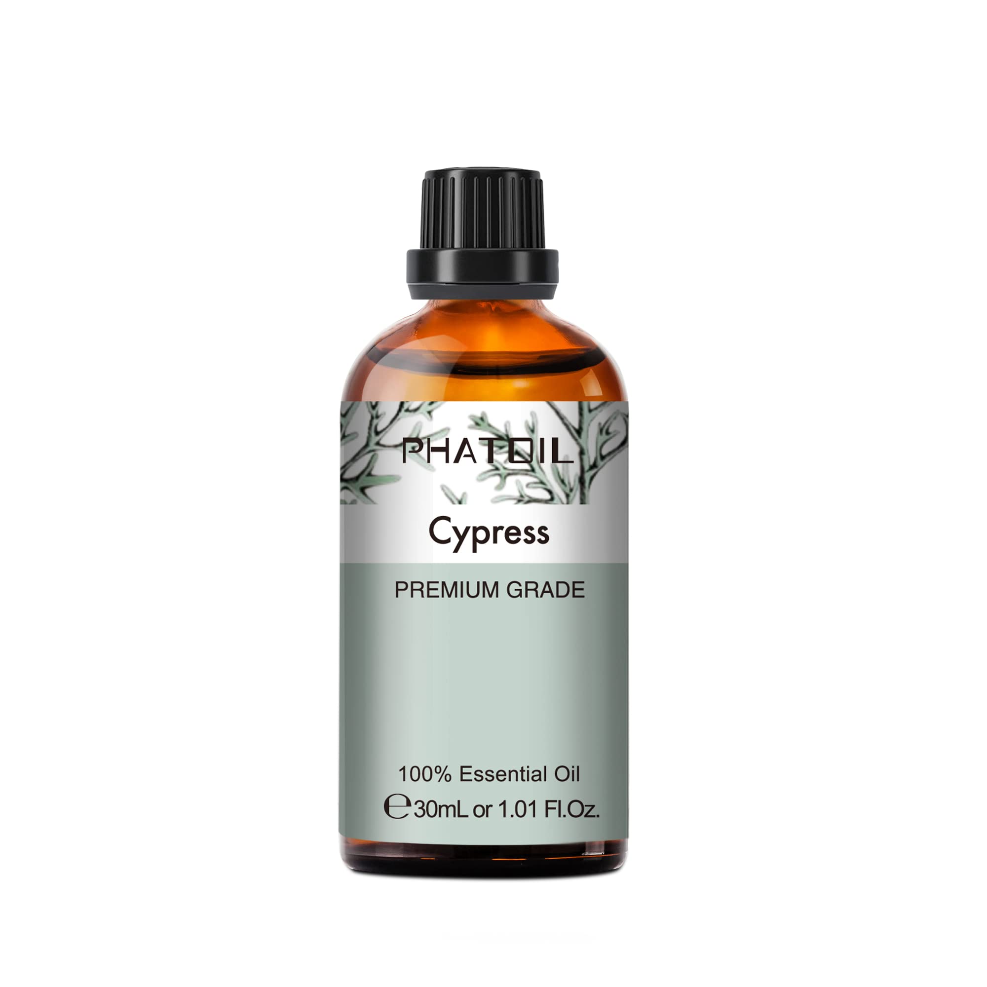 PHATOIL Cypress essential oil in a diffuser creating a fresh ambiance.