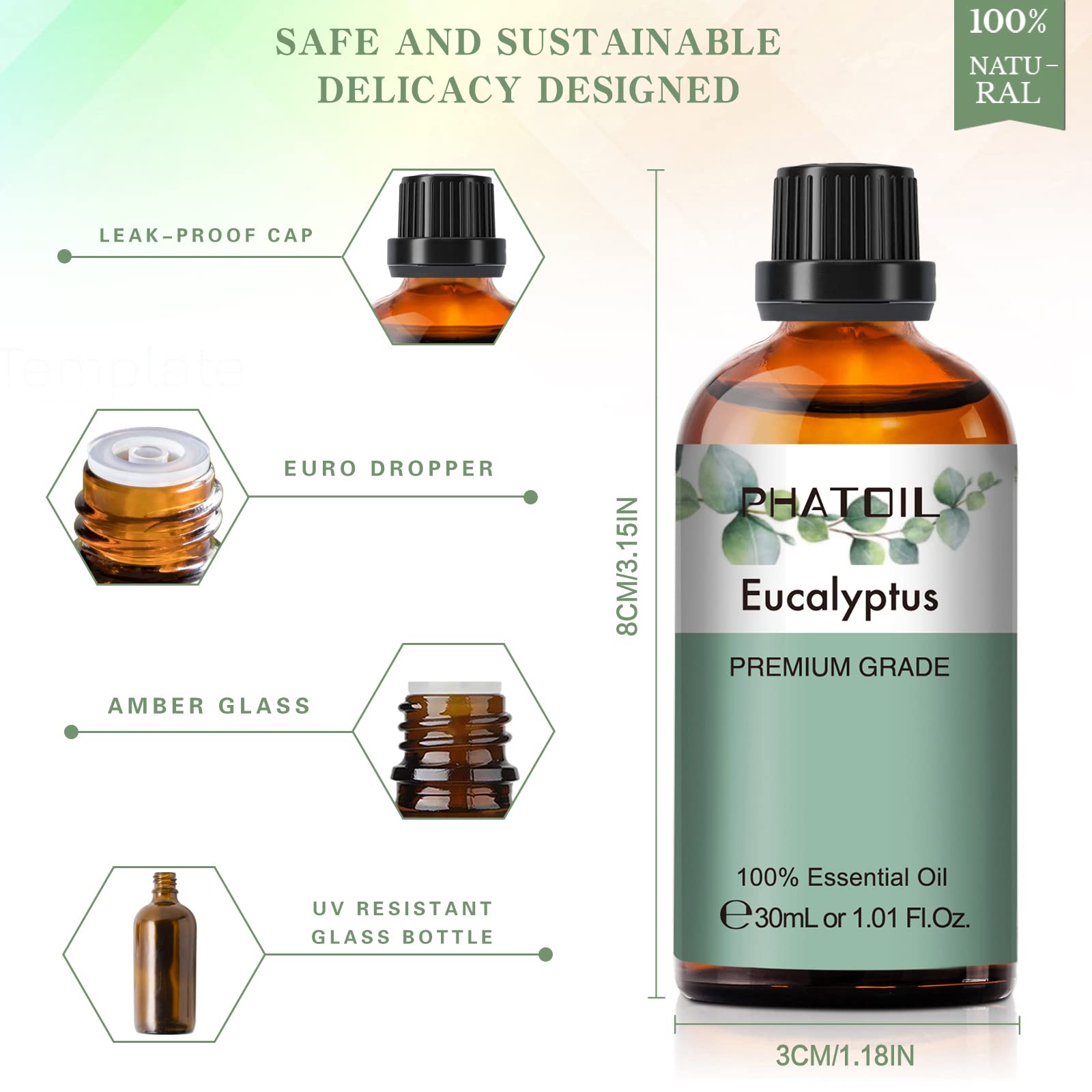 PHATOIL gift box packaging for an elegant aromatherapy gift experience.