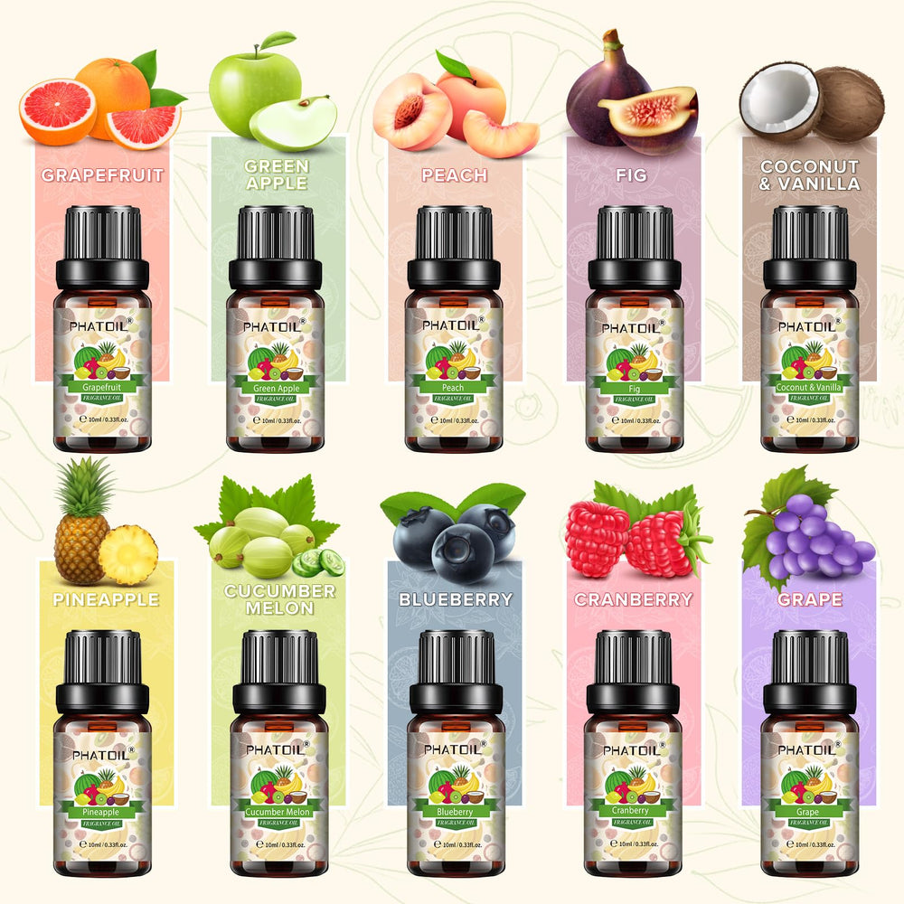 PHATOIL fragrance oil set box open showcases gift-ready aromatics for celebrations