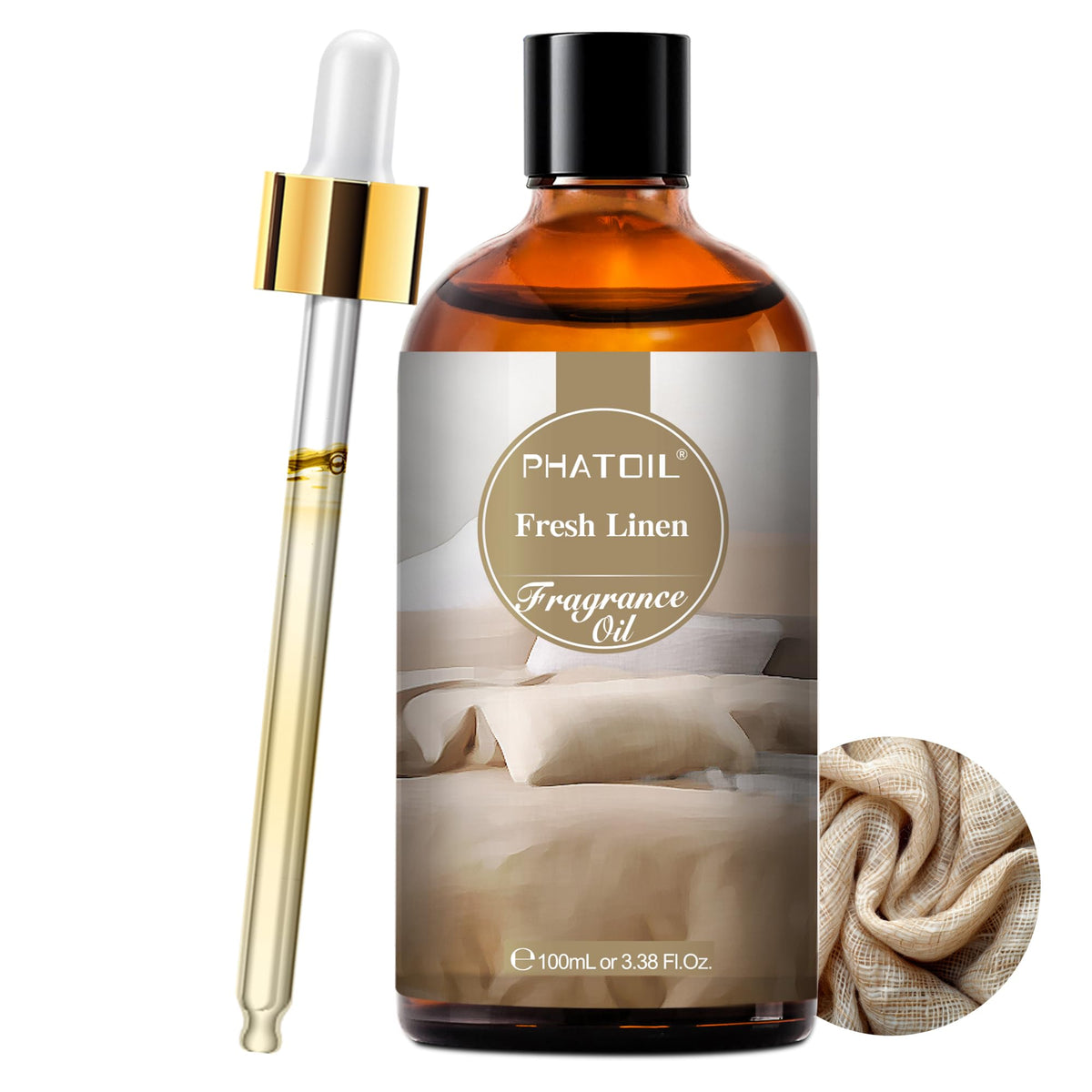 PHATOIL Fresh Linen Oil ready for diffuser to refresh your space.