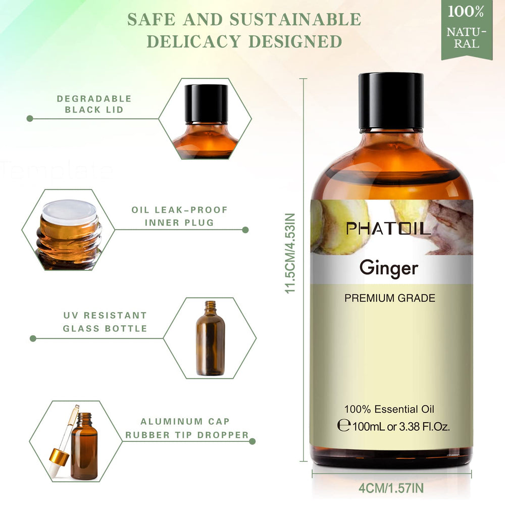 PHATOIL Ginger for candle making with lasting aroma