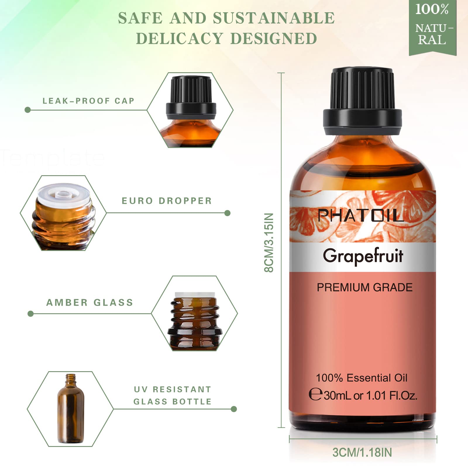 PHATOIL Grapefruit Gift Box ready for gifting fragrance lovers.