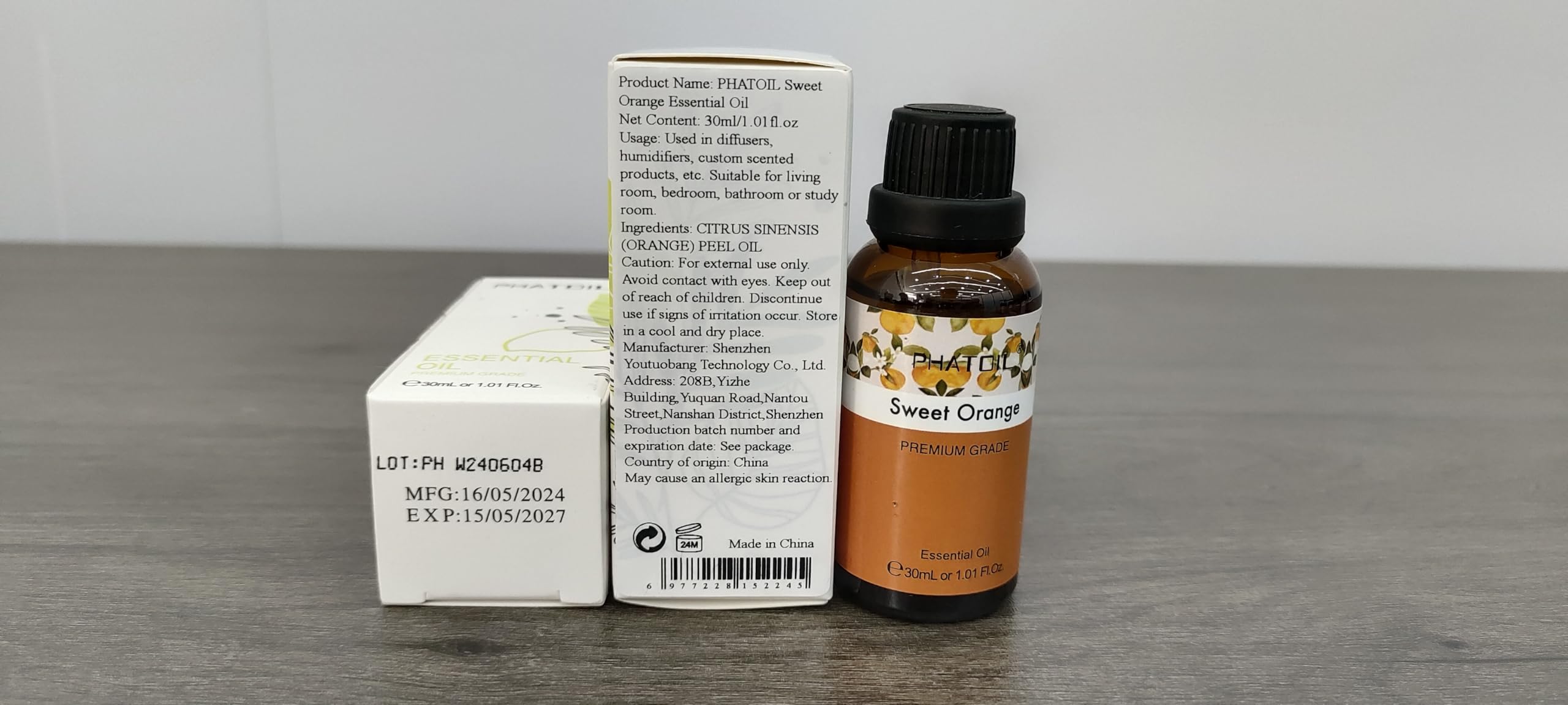 PHATOIL Long-lasting citrus scent enhances daily routines.