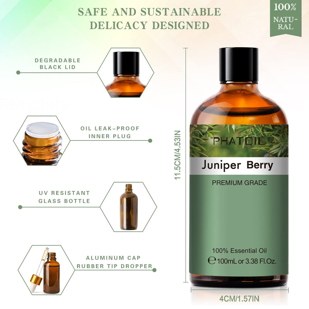 PHATOIL Juniper Berry oil adds aroma to bath bombs and more.