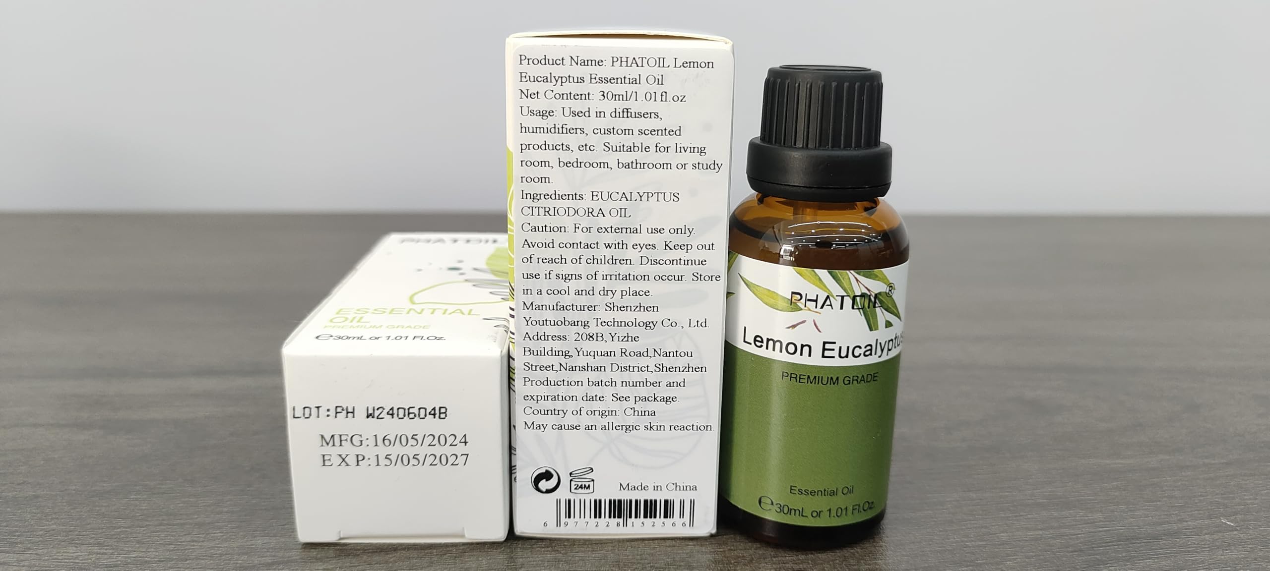 PHATOIL Lemon Eucalyptus essential oil in aromatherapy uses