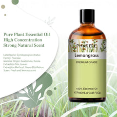 PHATOIL Lemongrass glass dropper enables precise, spill-free dosing.