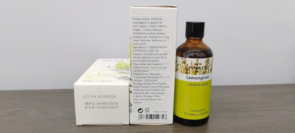 PHATOIL Lemongrass room-diffusion image for calm, inviting spaces.