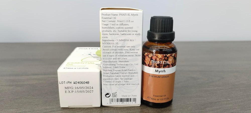 PHATOIL Myrrh oil suitable for home and office fragrance blends