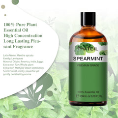 PHATOIL Spearmint essential oil diffuser in use, delivering room-filling aroma.