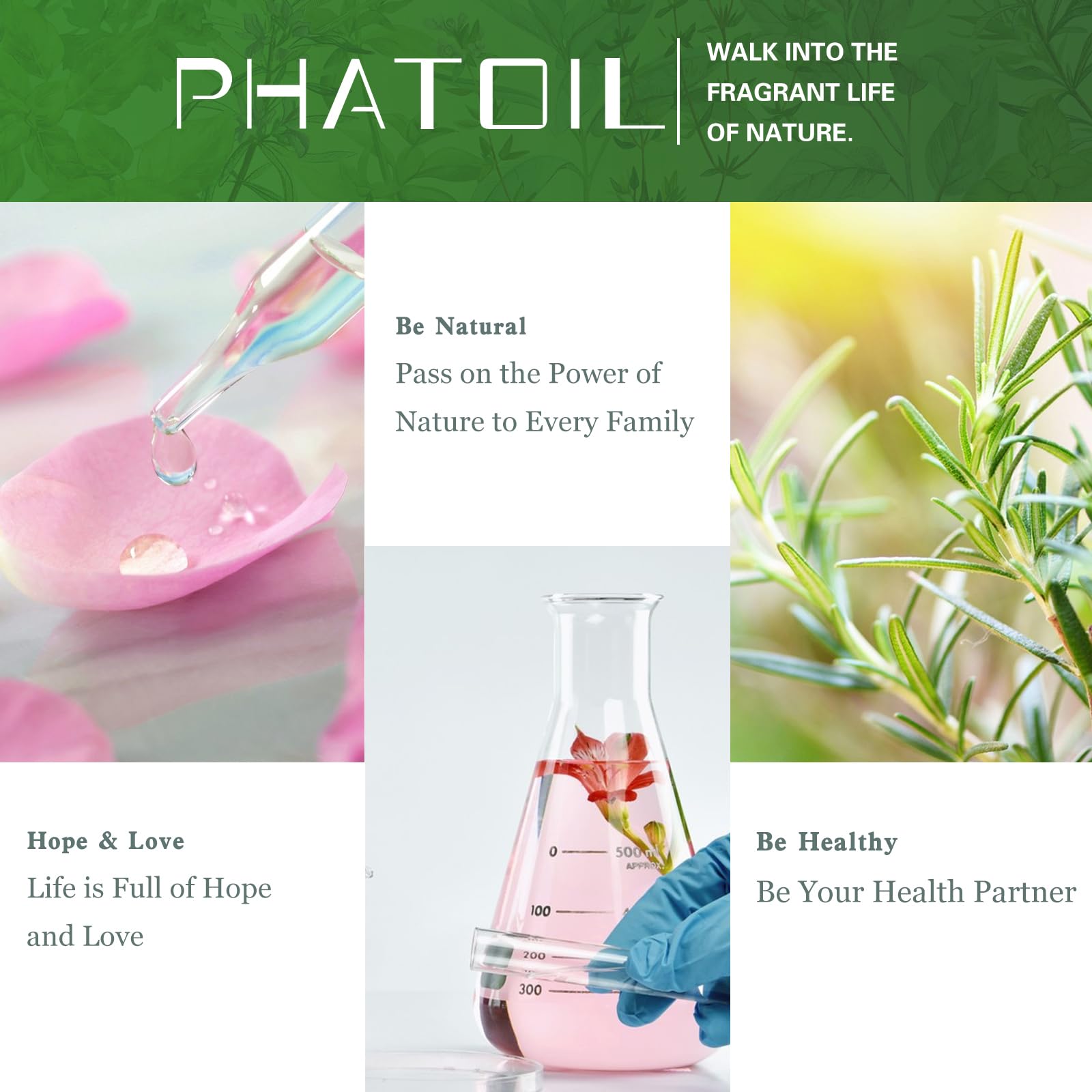 PHATOIL Spearmint essential oil provides long-lasting fragrance in homemade sprays.