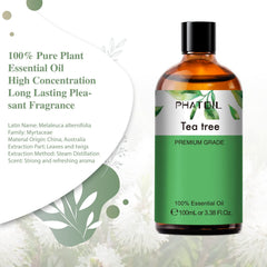 PHATOIL Tea Tree Oil built-in dropper enabling easy measurement in crafts.