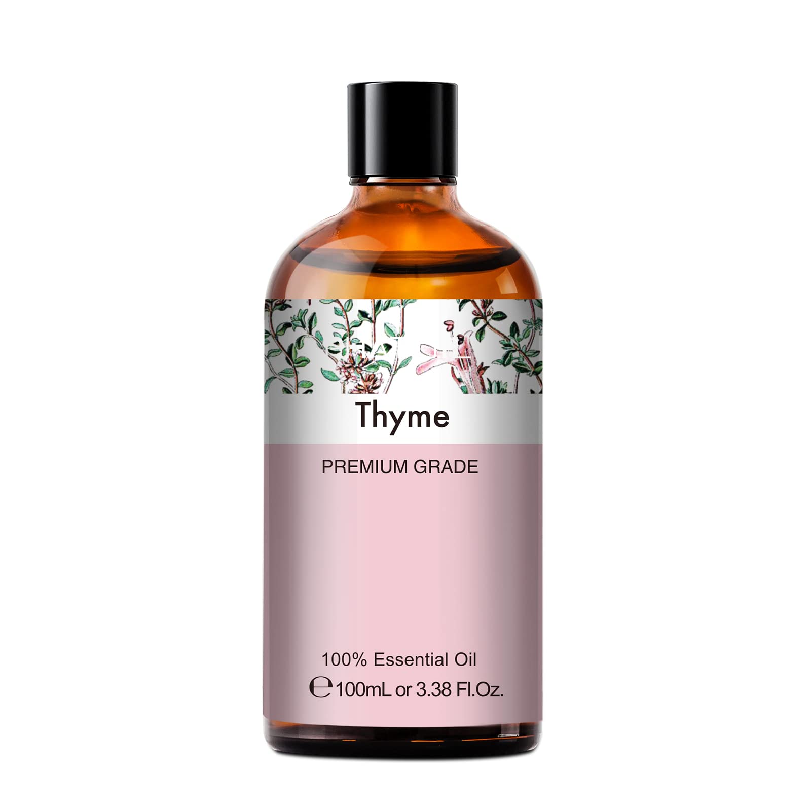 PHATOIL Thyme essential oil bottle 100ml for diffusers and DIY fragrances.